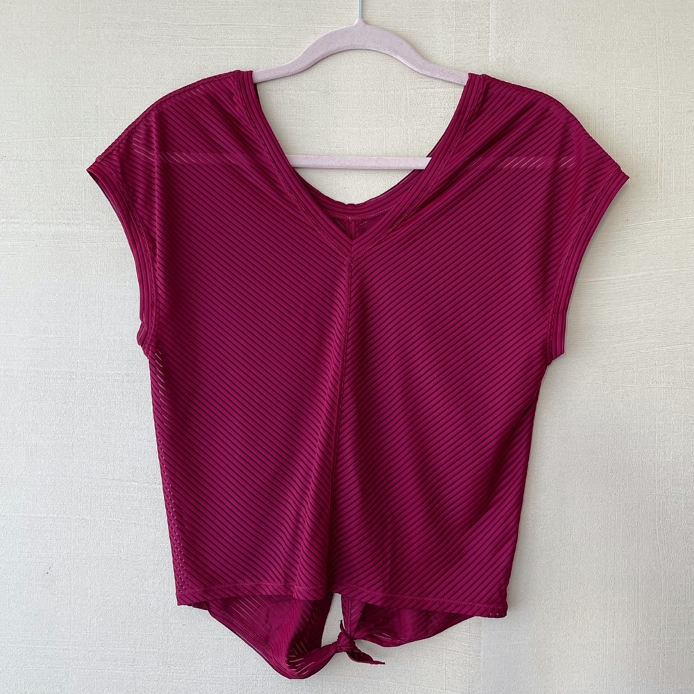 Lululemon Top with Back Slit
